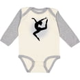 thumbnail image 3 of Inktastic Ballet Dancer Silhouette Ballerina Girls Long Sleeve Baby Bodysuit, 3 of 5