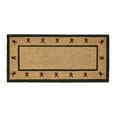 thumbnail image 3 of VHC Brands Coir Welcome Door Mat, Entry Rug, with PVC Backing, for Indoor Outdoor Use, Connell Collection, Rectangle 17x36 Doormat, Primitive Stars, Natural, 3 of 6