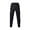 Black, variant on Men's Casual Pants for Everyday Wear - Classic Straight Fit Solid Color Closure Comfort Flex Nylon Blend