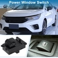 thumbnail image 2 of Interruptor de ventana eléctrica Unique Bargains para el lado del pasajero para Honda City Civic Negro, 2 of 7