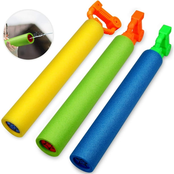 Water Gun Set Outdoor Water Toys 3 Pcs Water Blasters Squirt Water