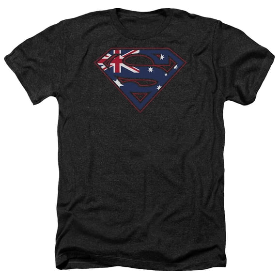 Superman - Australian Shield - Heather Short Sleeve Shirt - XX-Large