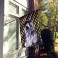 thumbnail image 2 of Carolines Treasures SS4270-FLAG-PARENT Schnauzer Candy Corn Halloween Portrait Flag  multicolor, 2 of 2