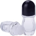 thumbnail image 4 of Glass Empty Roller Bottles with Plastic Roller Ball, Deodorant Roll On Bottles Containers Leak Proof Massage Roller Ball Bottles with Cap For Essential Oils Perfume Cosmetics, 4 of 5