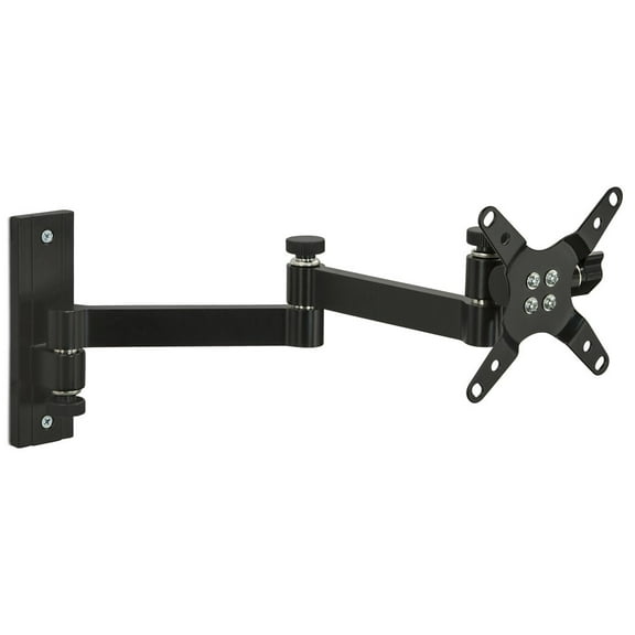 Mount-It! Full Motion Monitor Wall Mount | Fits 19-30 Inch Screens | VESA 75 and 100