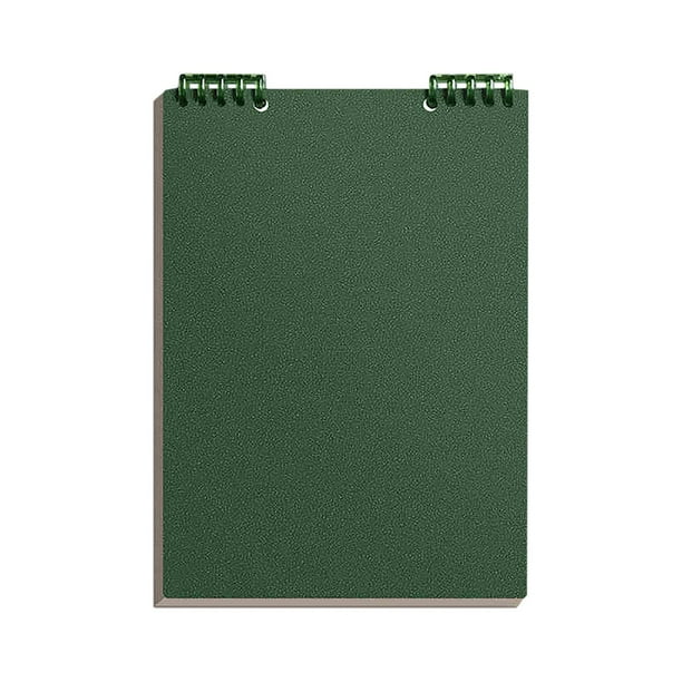 Libreta de hojas sueltas, ideal para diarios, con espiral, diseño compacto, ideal para estudiantes, escritores, planificación diaria, uso universitario, bloc de notas y material escolar.