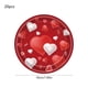 thumbnail image 3 of Vajilla de San Valentín | 16 piezas con diseño de corazones: platos, vasos, servilletas y mantel | Artículos desechables para fiestas en rojo y blanco, 3 of 5