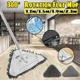 thumbnail image 1 of Wall Dust Mop Cleaner with Long Handle, Triangle Wall Mop Washing Kit for Window Cleaning Ceiling Duster, 1 of 9