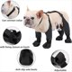 thumbnail image 4 of Zapatos para Perros Protectores de Patas de Perro Impermeables a Prueba de Suciedad con Tirantes Botines de Lluvia para Perros Antideslizantes para Invierno Nieve al Aire Libre,M, 4 of 10