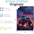 thumbnail image 2 of Hieng - Grave | Set of 3 Monster Truck Posters For Boys Room - Monster Truck Bedroom Wall Art - Boys Room Decor - Posters for Room | 11x14 Inches Unframed, 2 of 5