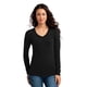 thumbnail image 1 of Camiseta Distrito The Concert Juniors Manga larga con cuello en V XS Negro, 1 of 1