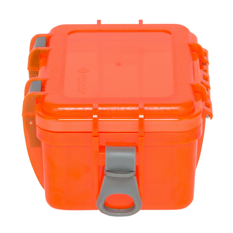 Outdoor Products Small Watertight Dry Box, Orange, Polycarbonate