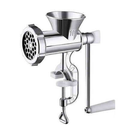 

Manual Meat Grinder Multipurpose Aluminum Alloy Mincer Removable Hand Crank Tool for Home Kitchen