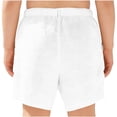 thumbnail image 5 of Boys Golf Shorts Cotton Linen Shorts School Uniform Clothes Kids Flat Front Dress Chino Casual Athletic Short Pants Pockets, 5 of 6
