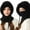 Black #2, variant on 3-In-1 Fleece Lined Winter Balaclava | Knit Hat with Scarf & Face Mask | Windproof Warmth for Women | Cold Weather Protection