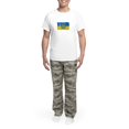 thumbnail image 5 of CafePress - Ukraine Coat Of Arms Flag Pajamas - Men's Light Loose Fit Cotton Pajama Set, 5 of 7