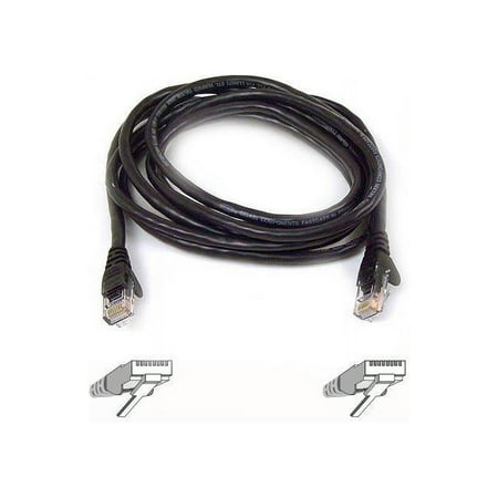 UPC: 0722868453674 | Belkin A3L980-10-BLK-S 10 ft. Cat 6 Black Network Cable