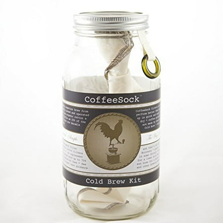 Gots Certified Organic Cotton - CoffeeSock DIY ColdBrew One Gallon - GOTS Certified Organic Cotton Reusable Coffee Filter