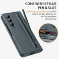 thumbnail image 2 of Compatible Samsung Galaxy Z Fold 3 Case with S Pen Holder and Green S Pen,Stand Hinge Protection Case for Galaxy Z Fold 3 Phone Case Screen Protector,Samsung Fold 3 Case Galaxy Fold 3 Case Green, 2 of 7