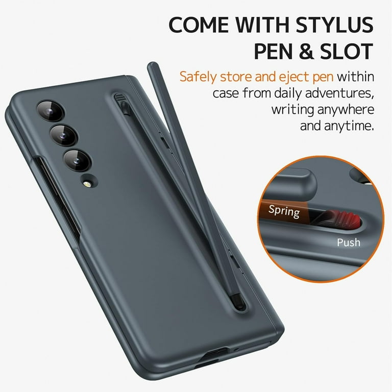 Compatible Samsung Galaxy Z Fold 3 Case with S Pen Holder