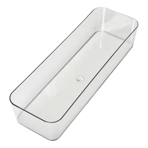 Clear Drawer Organizers Set for Craft and Home Storage Versatile Vanity and Kitchen Trays for Organizing Makeup Gadgets Utensils and More