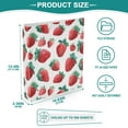 thumbnail image 4 of Three Ring Binder Cute Strawberry 1.5 Inch Round Binder D-Rings for Office Supplies and More, 4 of 10