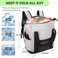 thumbnail image 3 of Tirrinia Camping Cooler Bag Insulated w/ Shoulder Strap and Bottle Opener 20 Cans Portable Ice Chest, 3 of 7