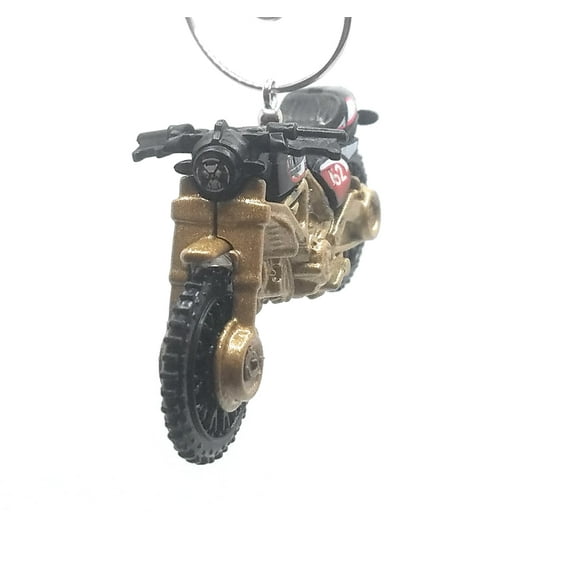 Christmas Ornament for Ducati Scrambler Motorcycle Black/White Decals