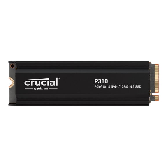 Crucial P310 - SSD - 4 TB - internal - M.2 2280 - PCIe 4.0 x4 (NVMe) - integrated heatsink