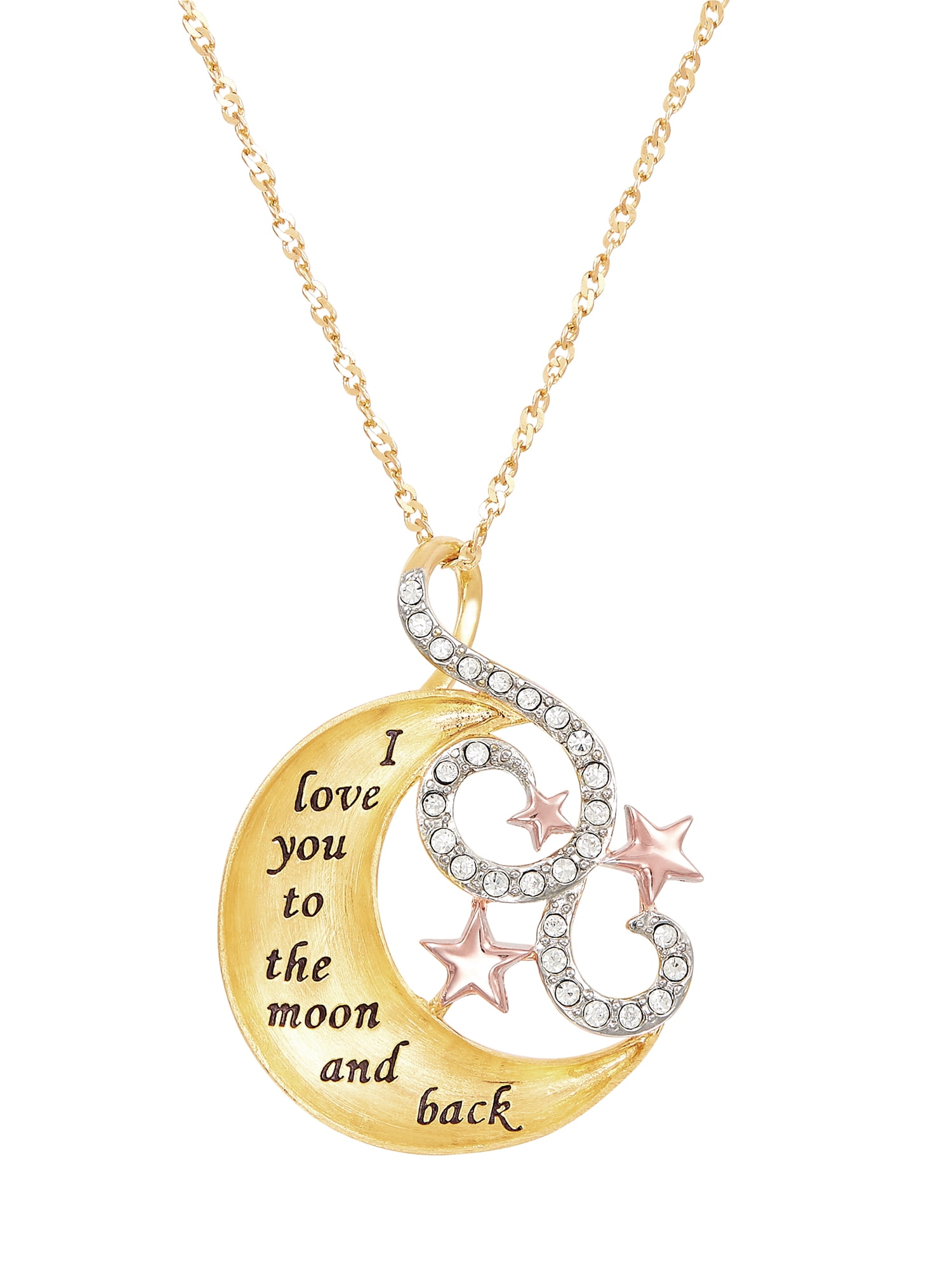 JS Jessica Simpson Women's Gold Plated Sterling Silver CZ