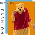 thumbnail image 4 of COSUSKET Pijamas de una Pieza para Adultos Unisex de Ajuste ceñido, Franela, Cosplay, Animal, Disfraz de Halloween de una Pieza, Ropa de Dormir, Ropa para el hogar, 4 of 4