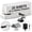 White, variant on Deli 25-Sheet Electric Stapler with 2000 Staples & Staple Remover, AC or Battery Powered Staplers for Home Office, Black