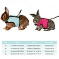 thumbnail image 4 of Decodeary Vest Type Collar Breathable Adjustable Pet Chest Strap Harness Leash Blue XL, 4 of 6