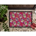thumbnail image 3 of Day of the Dead Pink Doormat 18x27, 3 of 4