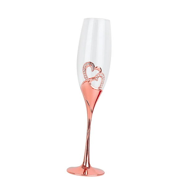 Long flute champagne glasses deals