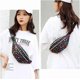 thumbnail image 5 of Butterfly Bum Bag Black Fashion Waist Bag Waterproof PU Leather Fanny Packs Shinny Bumbag Adjustable Belt for Ladies Women Girls Walking Running Shopp, 5 of 5