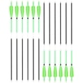 thumbnail image 4 of AMEYXGS Archery Feather Arrows 31 inch Feather Fletched Arrows Carbon Fiber Archery Hunting Arrows for Recurve & Compound Bow,Traditional Bows, 4 of 6