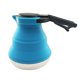 thumbnail image 2 of Hervidor de agua plegable de silicona de grado alimenticio para viajes, cafeteras y teteras. Azul, 2 of 9