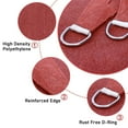 thumbnail image 5 of HOMEYA Sun Shade Sail 8/12/16FT Outdoor Garden Patio Party Sunscreen Awing Triangle Canopy 98% UV Block with Free Rope, 5 of 9