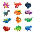 thumbnail image 1 of Anillo de dinosaurio femenino, anillo de PVC, anillo de dibujos animados para niños, regalo pequeño, regalo para niños, 1 of 4