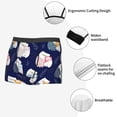 thumbnail image 3 of Pofeuu Mom And Baby Owls Print Men’s Boxer Briefs, Moisture-Wicking Underwear, Regular,Trunk-Large, 3 of 5