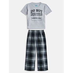 Wonder Nation Boys' Graphic Tee and Pants Sleep Set