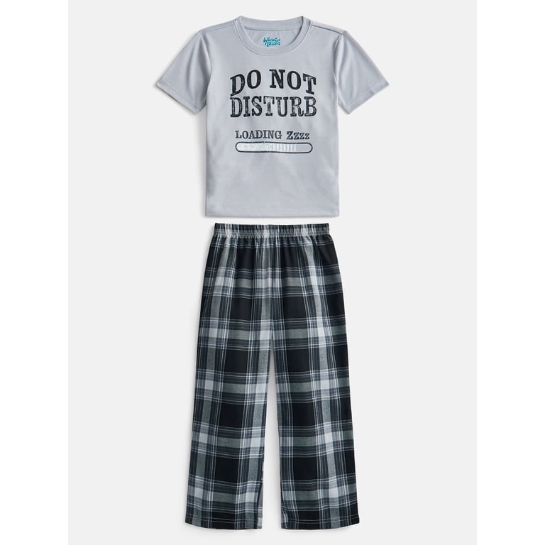 Wonder Nation Boys' Graphic Tee and Pants Sleep Set photo 1