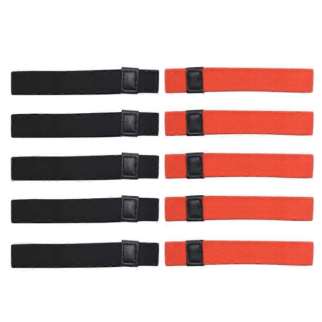 10pcs Practical Double Lunch Box Fixed Strap Home Bento Box Elastic Band