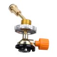 thumbnail image 1 of TAPDRA Adjustable Gas Flow Inflation Adapter Valve Orange Control Knob Metal Plastic Construction For Propane Cylinder Outdoor Equipment Connection, 1 of 10