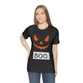 thumbnail image 5 of Bella Canvas 3001 BOO Pumpkin Halloween T-Shirt, Halloween Costume Shirt, 5 of 10