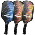 thumbnail image 3 of Pickleball Paddle Carbon Friction Textured Surface with High Grit & Spin Cushion Handle USA Approved Pickleball Racket PA016-Yellow, 3 of 6