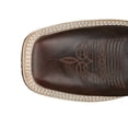 thumbnail image 4 of Justin Boots Mens Trainor Square Toe Pull On Cowboy  Mid Calf Boots, 4 of 5