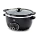 thumbnail image 3 of GreenLife Cook Duo Healthy Ceramic Nonstick 6QT Slow Cooker, PFAS-Free, Digital Timer, Dishwasher Safe Parts, Black, 3 of 15