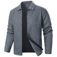 thumbnail image 5 of Mlzmgr Long Sleeve Shirts for Men Full Zipper up Collared Neck Knit Breathable Warm Outdoor Tops Fall Trendy, 5 of 6